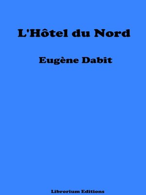 cover image of L'Hôtel du Nord